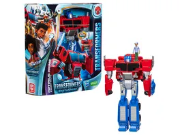 Hasbro Transformers EarthSpark Spin Changer Optimus Prime und Robby Malto Figur