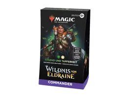 Magic The Gathering Wildnis von Eldraine Commander Deck Tugend und Tapferkeit