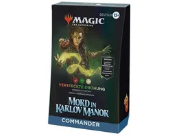 Magic The Gathering Mord in Karlov Manor Commander Deck Versteckte Drohung