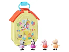 Hasbro Peppa Pig Peppas Partyhaus fuer unterwegs