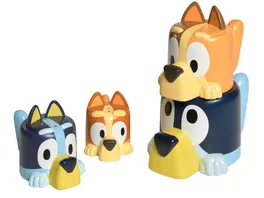 TOMY Toomies Bluey s Family Pourers mit Chilli Bandit Bingo und Bluey