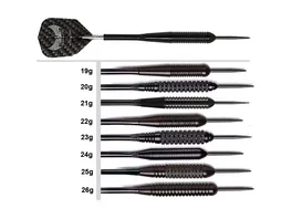 Harrows 732721 Steeldart Black Arrow 21g