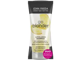 JOHN FRIEDA go blonder Duo Shampoo Condtioner