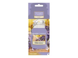Yankee Candle Car Jar Paper Lemon Lavender