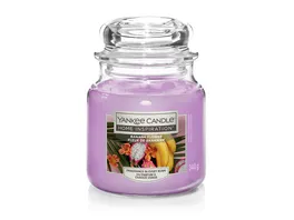 Yankee Candle Home Inspiration Mittelgrosse Kerze im Glas Banana Flower