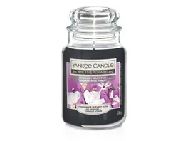 Yankee Candle Home Inspiration Grosses Kerze im Glas Midnight Magnolia