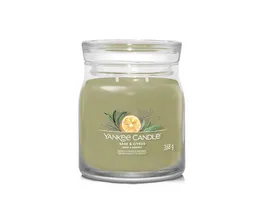 Yankee Candle Duftkerze Signature Medium Jar Sage Citrus