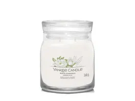 Yankee Candle Duftkerze Signature Medium Jar White Gardenia