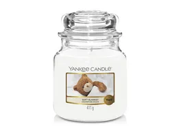 Yankee Candle Mittelgrosse Kerze im Glas Soft Blanket