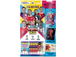Topps UEFA Champions League Match Attax Extra 2022 2023 Trading Cards MEGA MULTIPACK