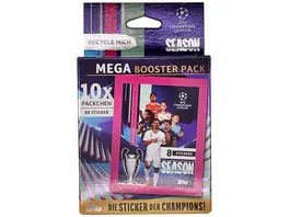 Topps UEFA Champions League 2023 2024 Sticker MEGA Booster Pack