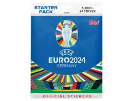Topps UEFA EURO 2024 Sticker Kollektion Starter Pack