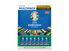 Topps UEFA EURO 2024 Sticker Kollektion Multipack
