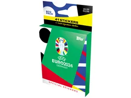 Topps UEFA EURO 2024 Sticker Kollektion Eco Pack