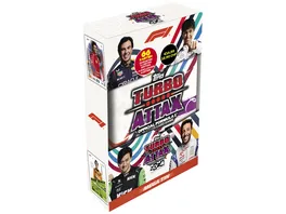 Topps Turbo Attax Official Formula 1 Trading Card Game 2024 MEGA TIN Revved Up Fast Track