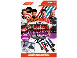 Topps Turbo Attax Official Formula 1 Trading Card Game 2024 MEGA MULTIPACK