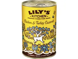 Lily s Kitchen Hundenassfutter Huhn Truthahn Casserole