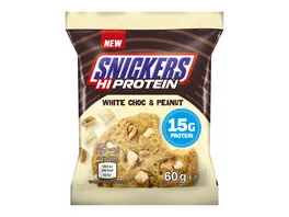 Snickers White High Protein Cookie White Choc Peanut