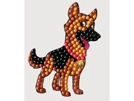 Craft Buddy Crystal Art Diamond Painting Motiv Joyful Dog