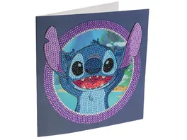 Craft Buddy Crystal Art Diamond Painting Stitch Disney Crystal Art Card