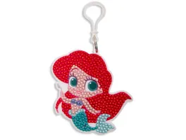 Craft Buddy Crystal Art Diamond Painting The Little Mermaid Bag Charm Kit Disney