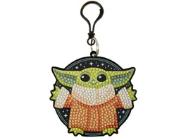 Craft Buddy Crystal Art Diamond Painting Grogu Bag Charm Kit Star Wars