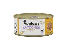 Applaws Katzennassfutter Kitten Huhn 70g