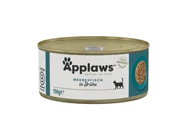 Applaws Katzennassfutter Meeresfisch 156g