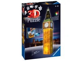 Ravensburger Puzzle 3D Puzzle Big Ben bei Nacht 216 Teile