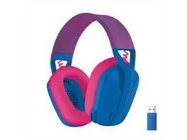 Logitech G435 Gaming Headset blau Wireless