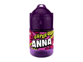 H H Superhelden Trinkflasche Anna