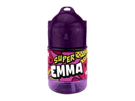 H H Superhelden Trinkflasche Emma