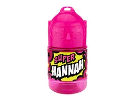 H H Superhelden Trinkflasche Hannah