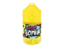 H H Superhelden Trinkflasche Sophia