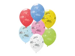 DECORATA PARTY Partyballons Happy Birthday 30cm 6er Pack