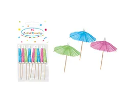 DECORATA PARTY Decorative toothpicks mit Schirmchen