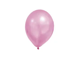 DECORATA PARTY Latex Ballons Metallic pink 8er Pack