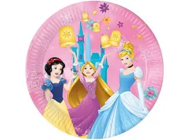 Procos Disney Princess Speiseteller Disney Prinzessinnen 8 Stueck