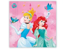 Procos Disney Princess Zweilagige Papierservietten 33x33 cm