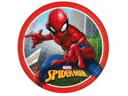 Procos Marvel Spider Man Pappteller 23 cm 8 Stueck