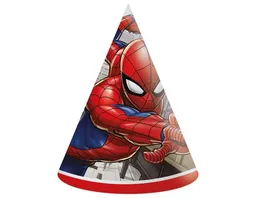 Procos Marvel Spider Man Papier Huete 16x12 cm 6 Stueck