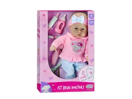 Mueller Toy Place Baby ist beim Doktor 33 cm