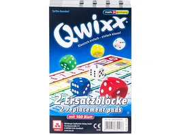Nuernberger Spielkarten Verlag Qwixx Original Ersatzbloecke 2er