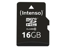 Intenso Micro SDHC Karte 16GB Class 10