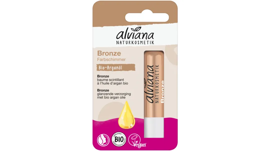 alviana Lippenpflegestift Bronze
