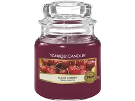 Yankee Candle Kleine Kerze im Glas Black Cherry