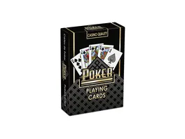 Carta Mundi Pokerdeck schwarz internationales Bild