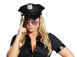 Rubies Police Cap schwarz