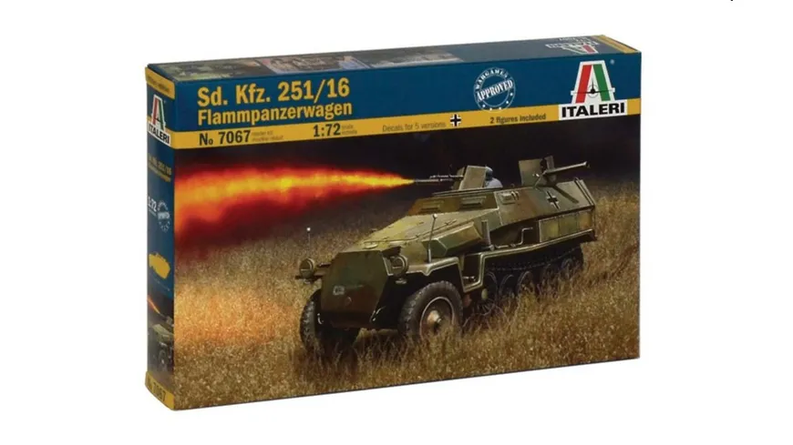 Italeri - 1:72 Sd. Kfz. 251/16 Flammpanzerwagen