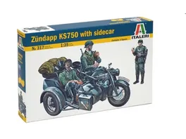 Italeri Motorrad Gespann Zuendapp KS750